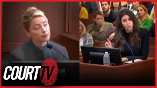 Cross of Amber Heard Gets Heated Asking About Donations