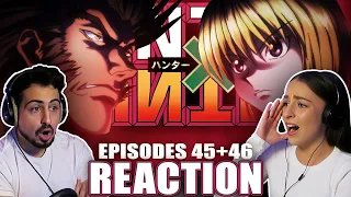 KURAPIKA IS IN TROUBLE! Hunter x Hunter Episodes 45-46 REACTION!