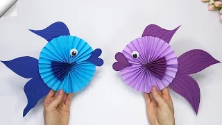 DIY Moving Paper FISH | Easy Paper Crafts | DIY paper crafts