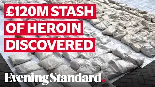 Stash of heroin worth £120m found hidden in sacks of rice in one of UK's biggest drug hauls