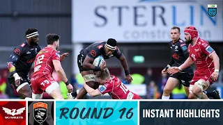 Scarlets v Cell C Sharks | Instant Highlights | Round 16 | URC 2022/23