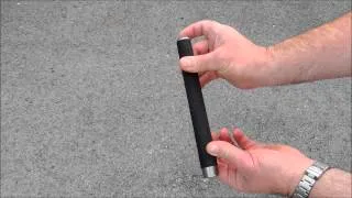 How to operate a friction lock baton