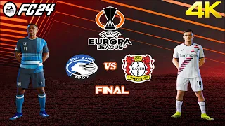 Atalanta vs Bayer Leverkusen - UEFA Europa League Final | FC 24 Gameplay Full Match