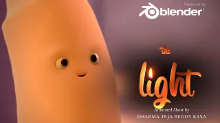 The Light : Candle, Stickman & the Light | CG Animated Short Film by Dharma | Made using Blender