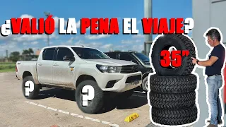 NUEVAS CUBIERTAS 35 PULGADAS  para la HILUX🤪| Viajamos 1.000 kilómetros✈️| Maxi_Merhell