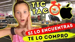 SI LO ENCUENTRAS TE LO COMPRO Challenge | ¿Me COMPRAN APPLE IPHONE y 1000€? | Daniela Golubeva