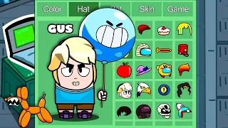 Gus (Brawl Stars) in Among Us ◉ funny animation - 1000 iQ impostor
