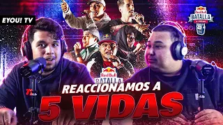 ¡ASÍ REACCIONAMOS A RED BULL BATALLA: 5 VIDAS! - EYOU TV