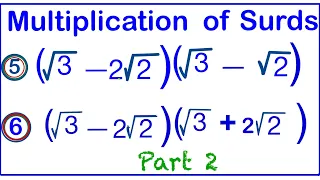 Multiplication of surds