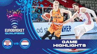 Croatia - Netherlands | Highlights - FIBA EuroBasket 2022 Qualifiers