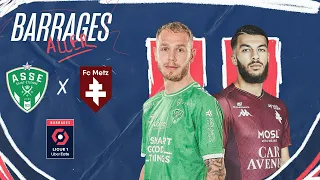 AS SAINT-ETIENNE - FC METZ (2 - 1) - Highlights - Barrage 1 - 2023/2024