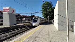 Trenes en Robledo de Chavela y El Escorial (Madrid)02/07/2020