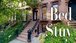 Love Open Floor Plans? Tour this Updated Brooklyn Brownstone w/ a Huge Parlor & NYC Skyline Views