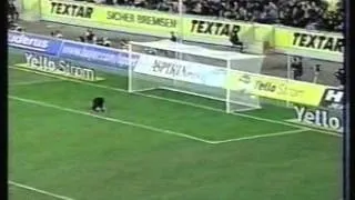 2000 (February 5) Bayer Leverkusen 3 -MSV Duisburg 0 (German Bundesliga)