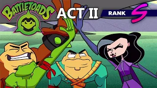 Battletoads (2020) - Act 2, All S-Ranks (Battletoad Difficulty)