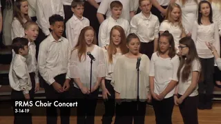 3 14 2019 PRMS Choir Concert