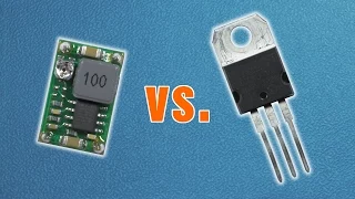 Buck converter vs. linear voltage regulator - practical comparison