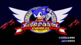 Sonic Debut (Final Concept-Inspired) Release ✪ First Look Gameplay (1080p/60fps)