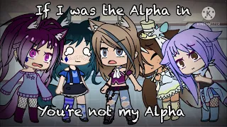 If I was the Alpha in "You're not my Alpha" || GC Skit || Gacha Club