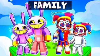 Having a POMNI & JAX FAMILY in Roblox! (The Amazing Digital Circus)