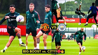 BREAKING✅Man Utd Training: 7 SHOCKING Reasons Why United will win vs. Man City