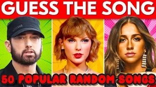 Guess the Song 🎤 | Guess  50 Random Songs🎶 Music Quiz