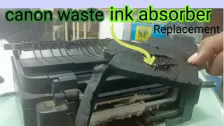 canon waste ink absorber,  how to clean canon printer ink absorber