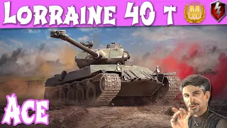 Lorraine 40 T ACE - 4.6k dmg 4 kills WOT Blitz | Littlefinger on World of Tanks Blitz