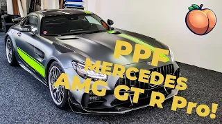 Mercedes AMG GT-R PRO matt PPF wrap | PORN WRAP