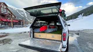 Truck Camping and Snowboarding at Copper Mountain