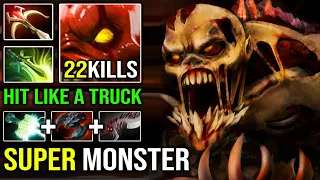 Super Monster ATK Speed Butterfly + Mjollnir Lifestealer EZ 22Kills Vs Hard Carry Lancer DotA 2