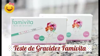 Teste de Gravidez Famivita - Apresentação de Produto