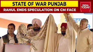 Rahul Gandhi Ends Speculation, Announces Charanjit Singh Channi As CM Candidate For Punjab