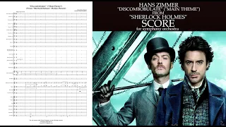 Hans Zimmer - "Discombobulate" ("Main Theme") from "Sherlock Holmes".Score (Music Transcription).