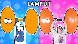 Workout Trainer - Lamput In Real Life! (Compilation of Lamput's Funniest Scenes) | Hilarious Cartoon