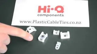 Cable Tie Mounts - Screw Mount Saddle