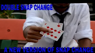 SNAP CHANGE card trick with 2 cards REVEALED!!DAVID BLAINE||now you see me|Danial Atlas