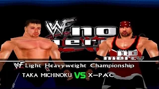 WWF No Mercy Retexture Matches - Taka Michinoku vs X-Pac
