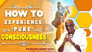 How to experience pure consciousness | HG Madhu Pandit Dasa | SB 4.3.23 | 26-11-2019