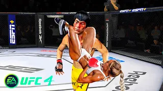 UFC4 Bruce Lee vs MK Sonya Blade EA Sports UFC 4 PS5