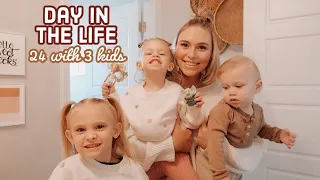 Real day in the life of a mom | solo parenting with 3 kids | autumn auman
