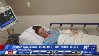 Sleeping California woman swallows wedding ring