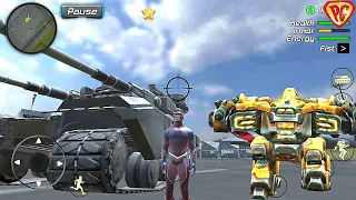Hurricane Superhero : Wind Tornado Vegas Mafia #8 Military Robot - GamePlay
