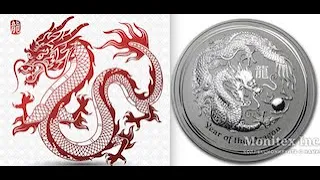 Инвестиции в серебрянные монеты. Распаковка  Year of the Dragon / Год Дракона 2012 серебро 1 oz