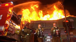 LAFD Major Emergency Fire: Station 94  / Leimert Park 1.20.21