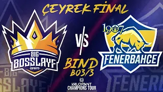 ÇEYREK FİNAL | BBL vs. 1907 Fenerbahçe e-sports bo3/3(BIND) Valorant Champions Tour 2 Maç Özeti