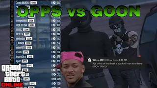 OPPS vs GOON (Crew war) THE FALL OF GOON!