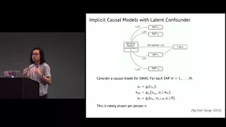 Implicit Causal Models for Genome-wide Association Studies - Dustin Tran