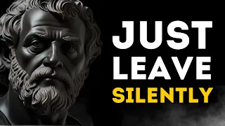 LEARN TO BE MISSED | STOICISM