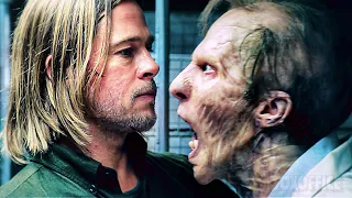 Brad Pitt gegen Zombies | Die besten Szenen aus World War Z | German Deutsch Clip 🌀 4K